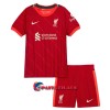 Virallinen Fanipaita + Shortsit Liverpool Kotipelipaita 2021-22 - Lasten